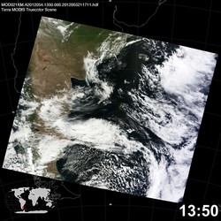 Level 1B Image at: 1350 UTC