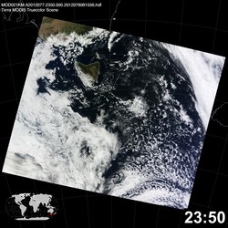 Level 1B Image at: 2350 UTC