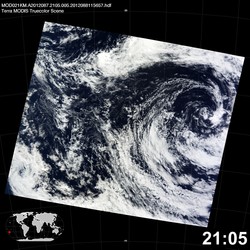 Level 1B Image at: 2105 UTC