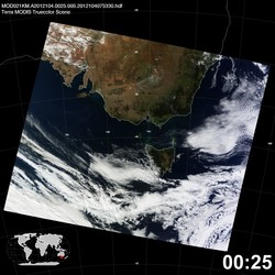 Level 1B Image at: 0025 UTC