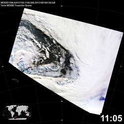 Level 1B Image at: 1105 UTC