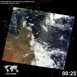 Level 1B Image at: 0025 UTC