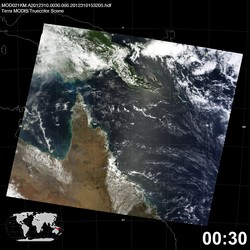 Level 1B Image at: 0030 UTC