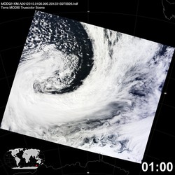 Level 1B Image at: 0100 UTC