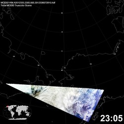 Level 1B Image at: 2305 UTC