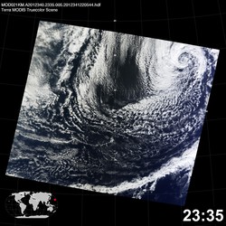 Level 1B Image at: 2335 UTC