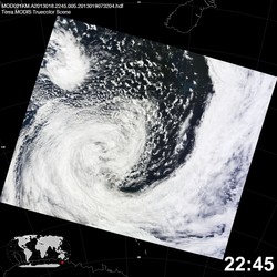 Level 1B Image at: 2245 UTC