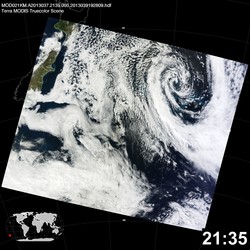 Level 1B Image at: 2135 UTC