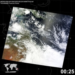 Level 1B Image at: 0025 UTC