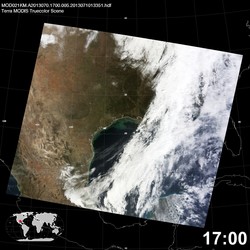 Level 1B Image at: 1700 UTC