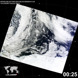 Level 1B Image at: 0025 UTC