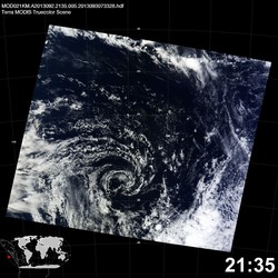 Level 1B Image at: 2135 UTC