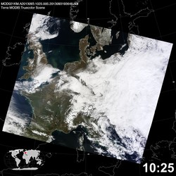 Level 1B Image at: 1025 UTC