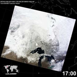 Level 1B Image at: 1700 UTC