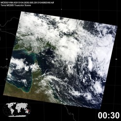 Level 1B Image at: 0030 UTC