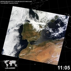 Level 1B Image at: 1105 UTC