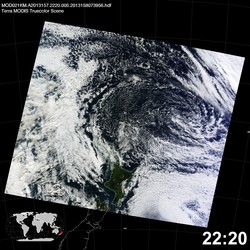 Level 1B Image at: 2220 UTC