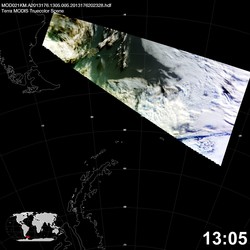 Level 1B Image at: 1305 UTC