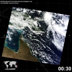 Level 1B Image at: 0030 UTC