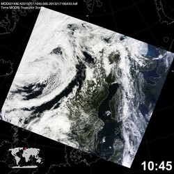 Level 1B Image at: 1045 UTC