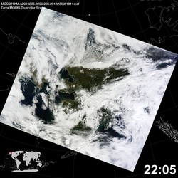 Level 1B Image at: 2205 UTC