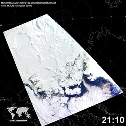 Level 1B Image at: 2110 UTC