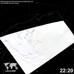 Level 1B Image at: 2220 UTC