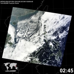 Level 1B Image at: 0245 UTC