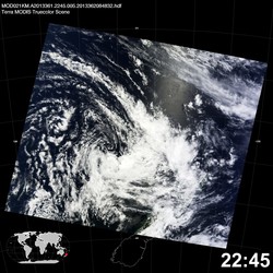 Level 1B Image at: 2245 UTC