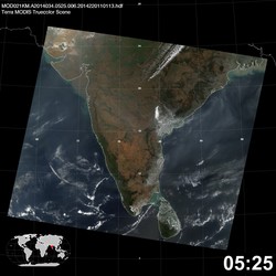 Level 1B Image at: 0525 UTC