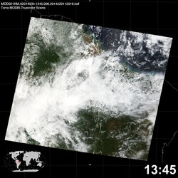 Level 1B Image at: 1345 UTC