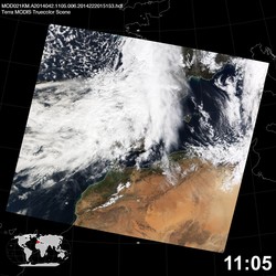 Level 1B Image at: 1105 UTC