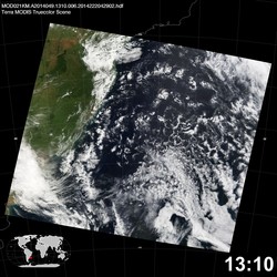 Level 1B Image at: 1310 UTC