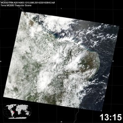 Level 1B Image at: 1315 UTC