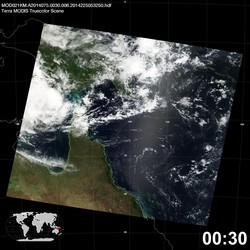 Level 1B Image at: 0030 UTC