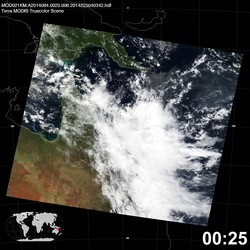 Level 1B Image at: 0025 UTC