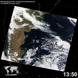 Level 1B Image at: 1350 UTC