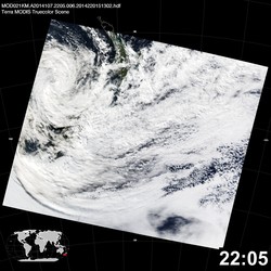 Level 1B Image at: 2205 UTC