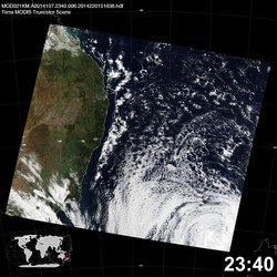 Level 1B Image at: 2340 UTC