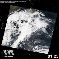 Level 1B Image at: 0125 UTC