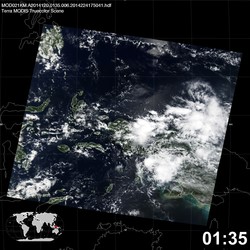 Level 1B Image at: 0135 UTC