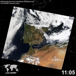 Level 1B Image at: 1105 UTC