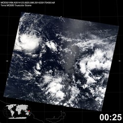 Level 1B Image at: 0025 UTC