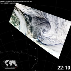 Level 1B Image at: 2210 UTC