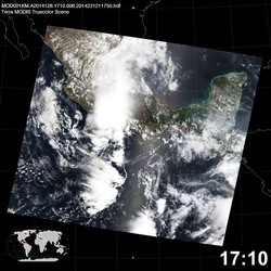 Level 1B Image at: 1710 UTC