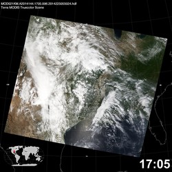 Level 1B Image at: 1705 UTC