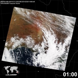 Level 1B Image at: 0100 UTC