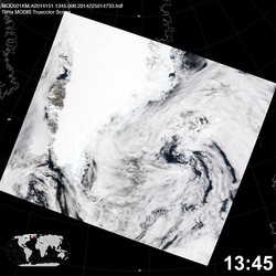 Level 1B Image at: 1345 UTC