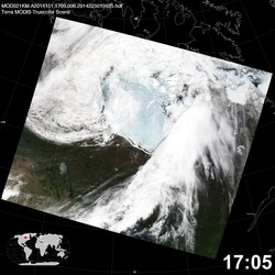 Level 1B Image at: 1705 UTC