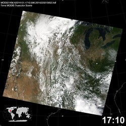 Level 1B Image at: 1710 UTC